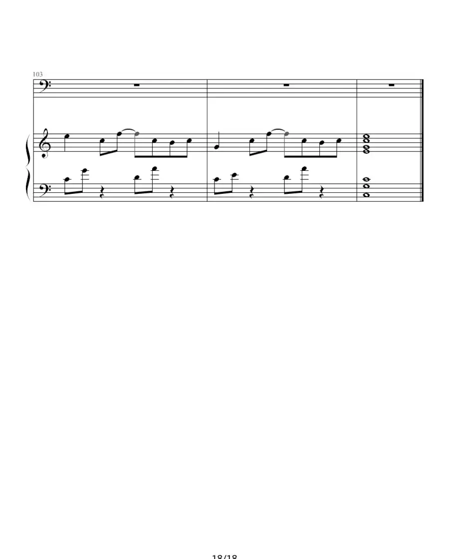 Title（钢琴伴奏谱）