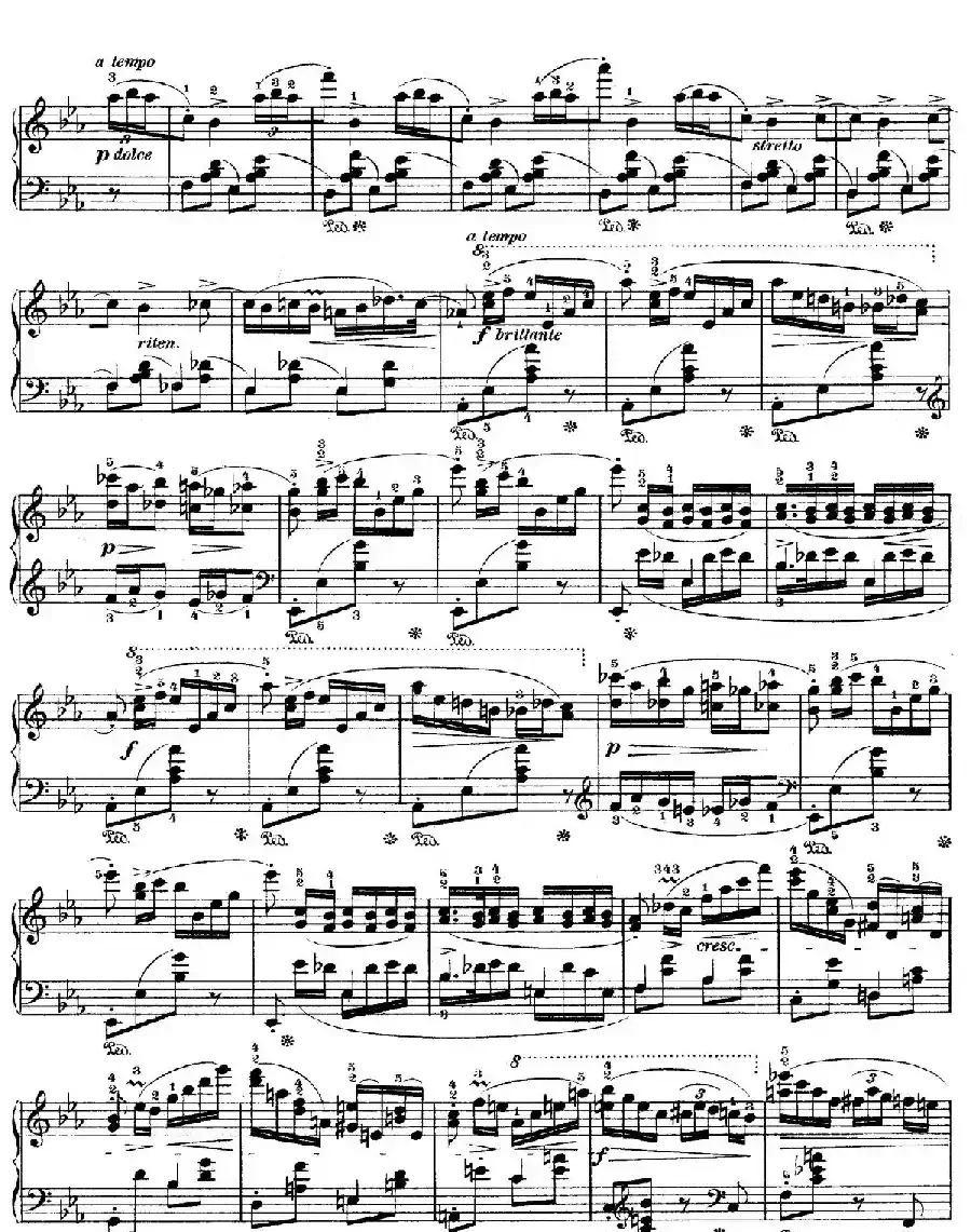 Rondo in E flat Major Op.16（降E大调回旋曲）