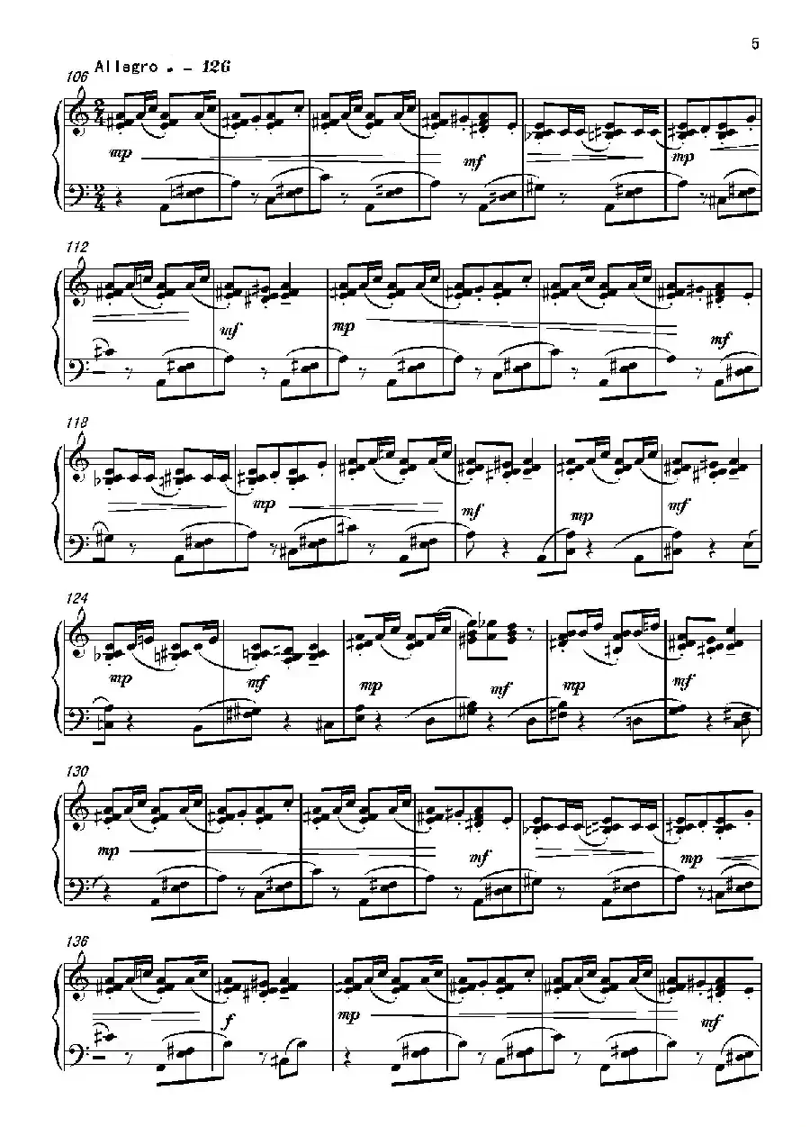 第4钢琴奏鸣曲Piano Sonata N0.4（第3乐章）