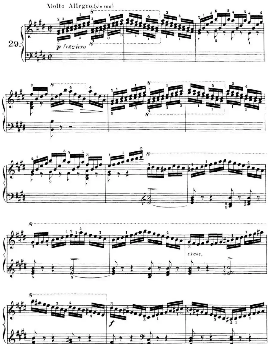 40首车尔尼Op.299钢琴快速练习曲（NO.29）