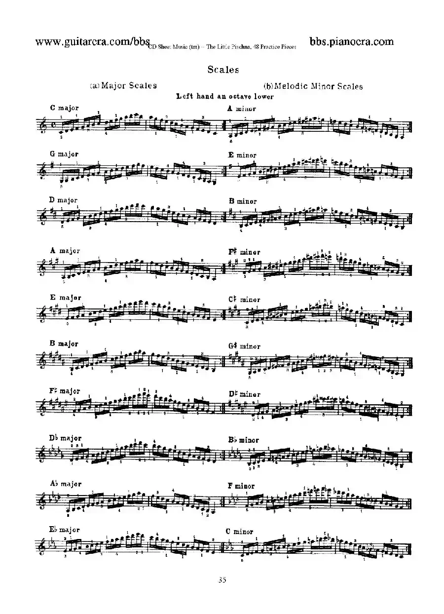 48 Practice Pieces（四十八首钢琴练习曲）