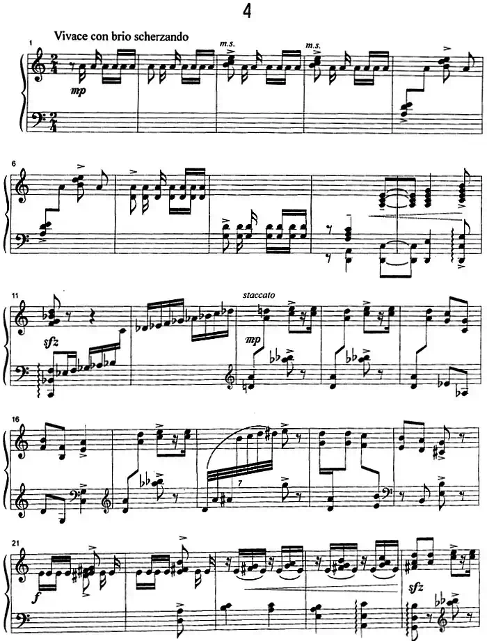 钢琴上的福斯特(钢琴独奏曲4首)