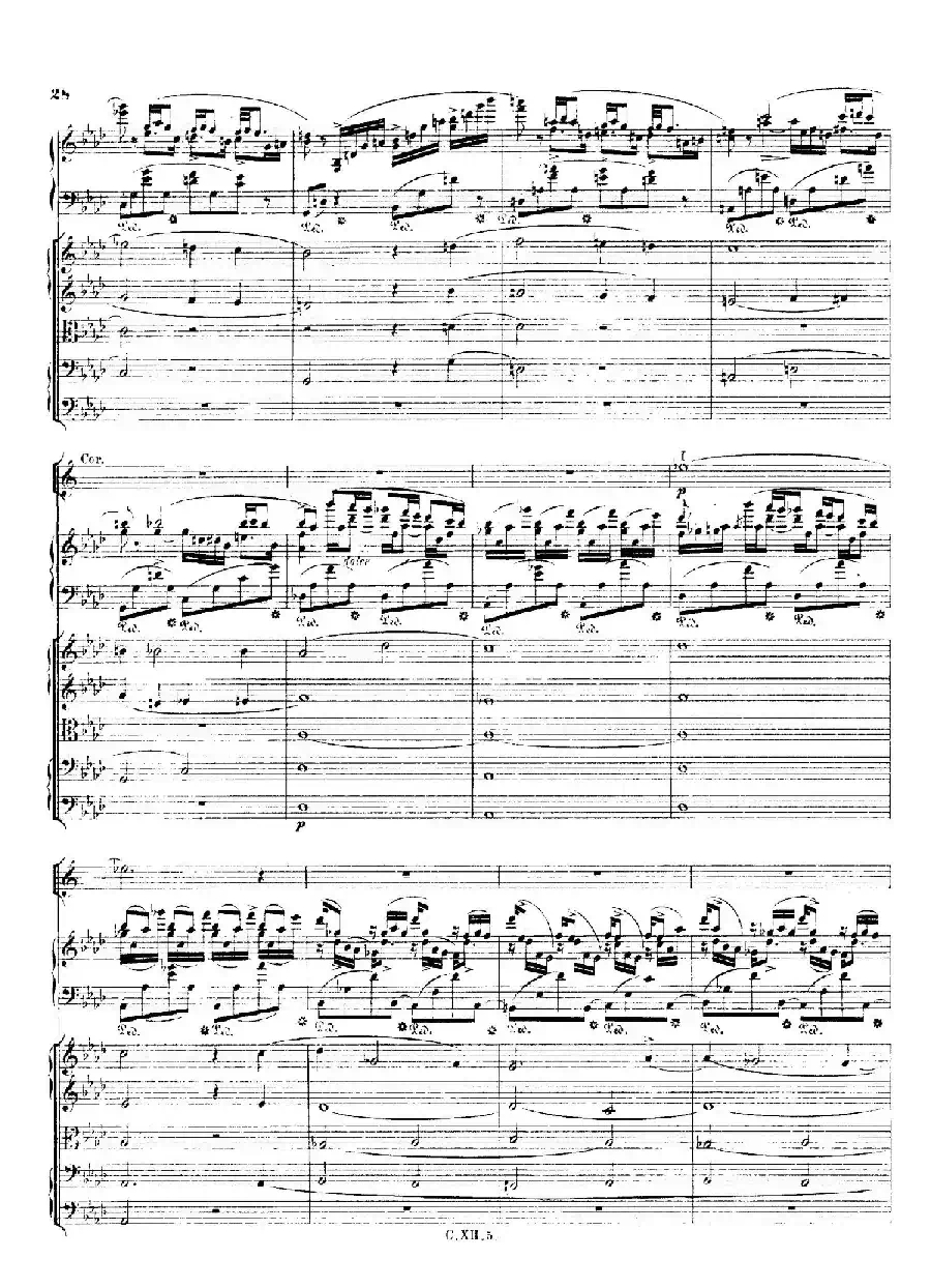 Piano Concerto No.2 in f Minor Op.21（f小调第二钢琴协奏曲·总谱）