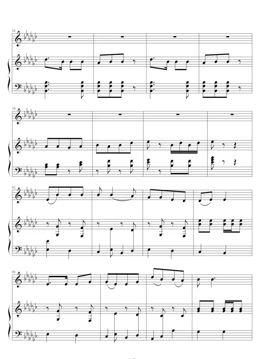 美丽家园（钢琴伴奏谱）（石顺义词 王咏梅曲、张延泽配伴奏）