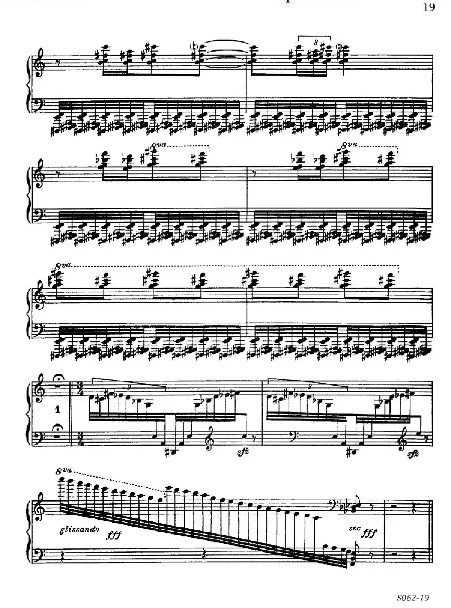 Arabesques Op.42（阿拉伯风格曲 9. 呼啸肆虐的风 ）
