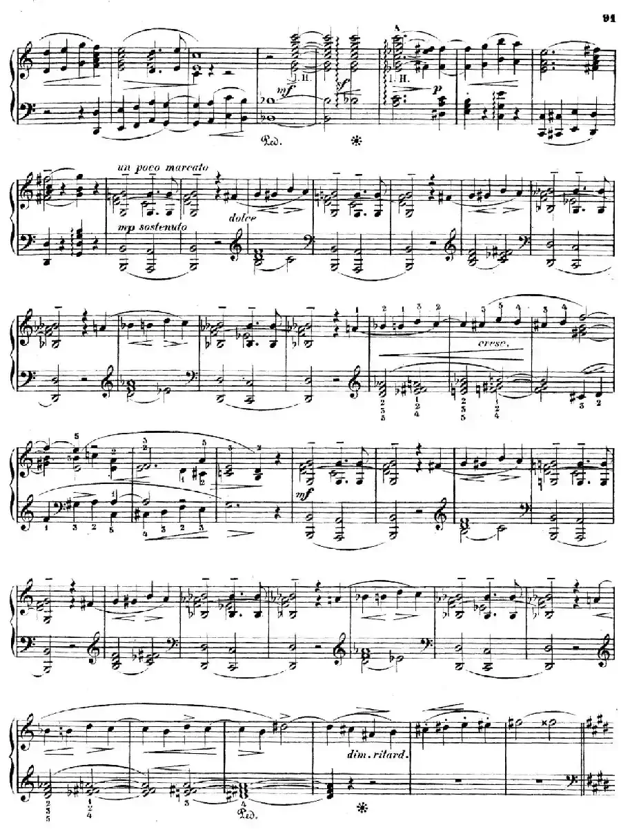Orpheus S.98（第四交响诗）（钢琴独奏版）