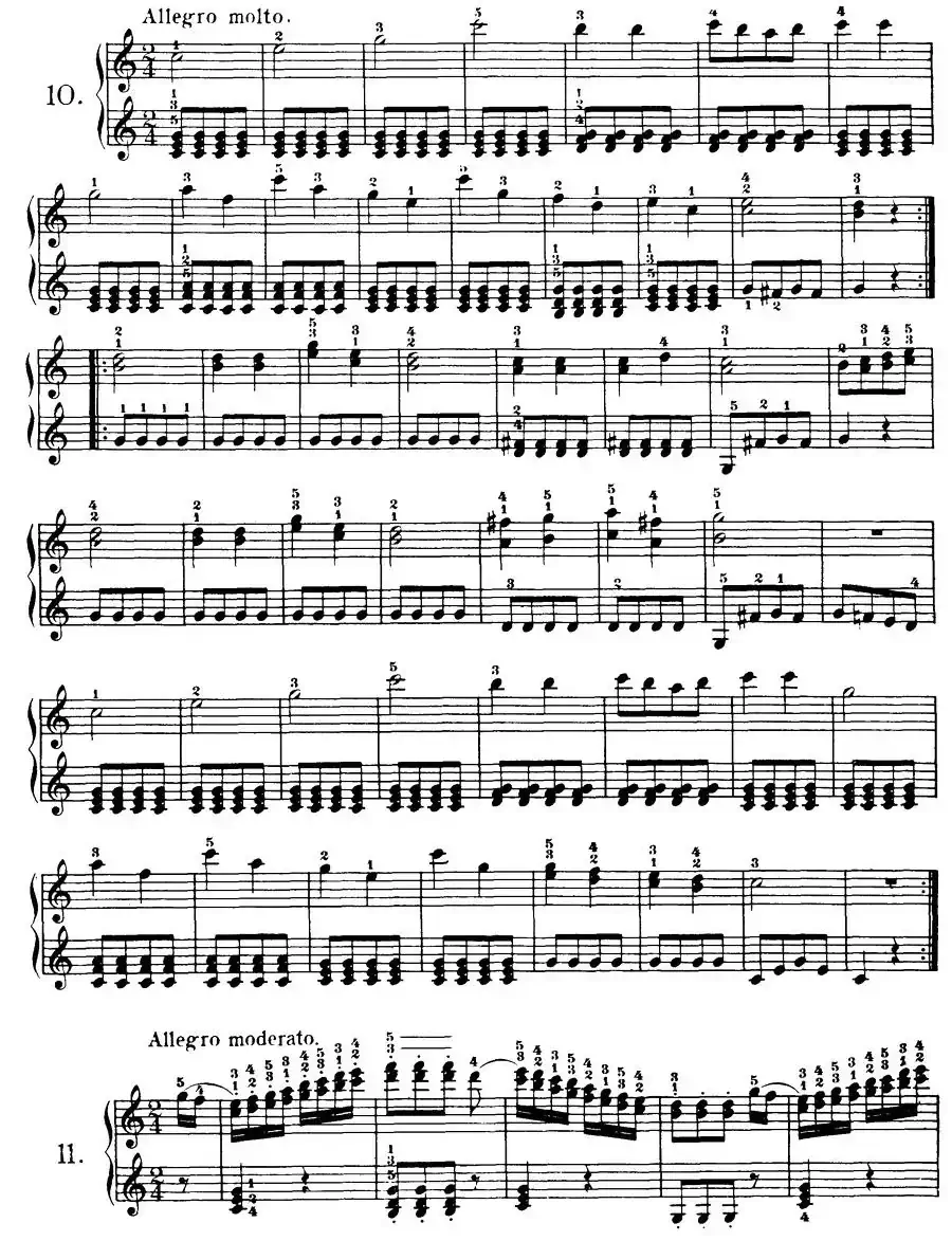 Czerny - 100 Progressive Studies Op.139 （1—21）