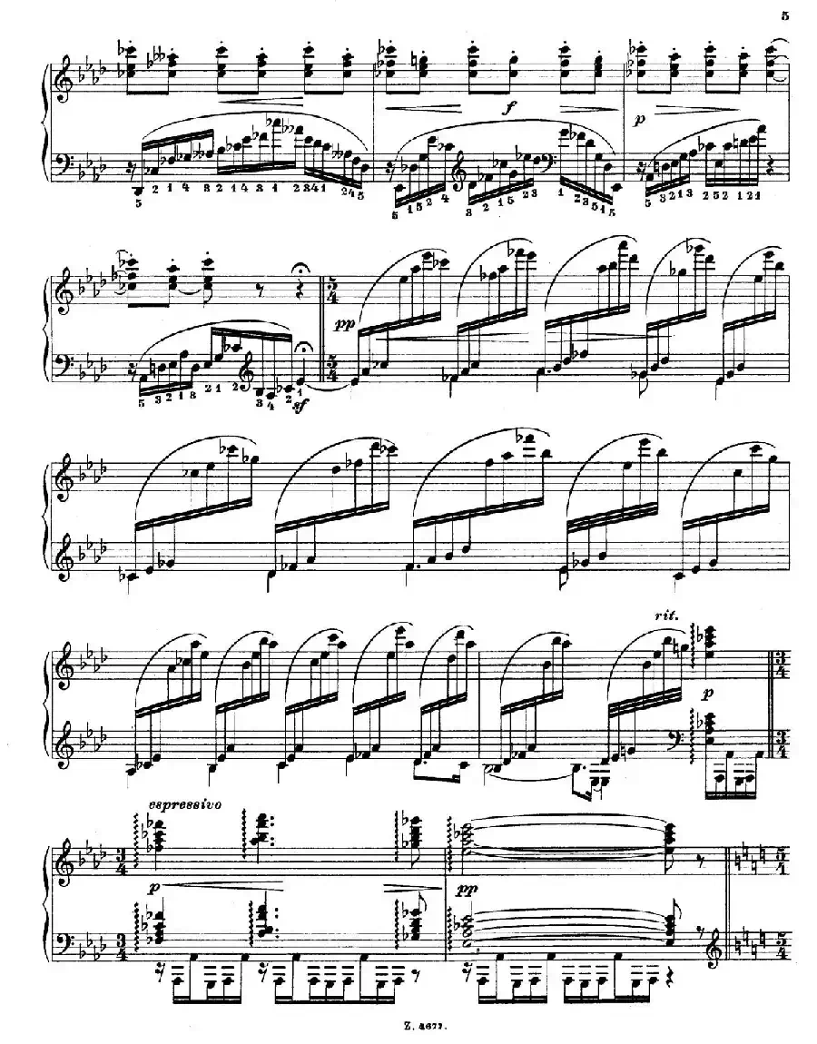 Charakterskizzen Op.40（个性素描 3. 无题 Nenien）