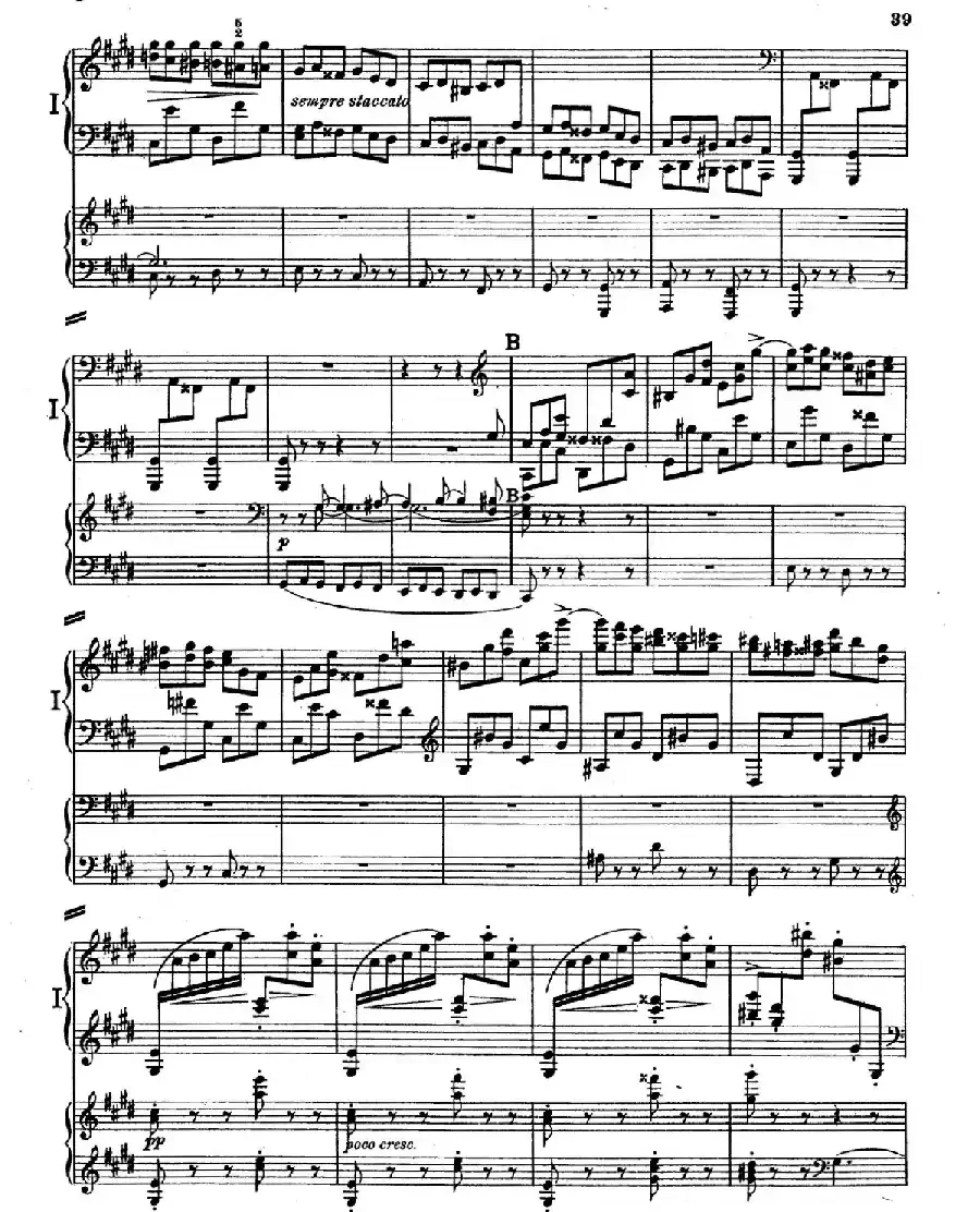 Piano Concerto in E Major Op.59（E大调钢琴协奏曲·双钢琴·第三乐章）