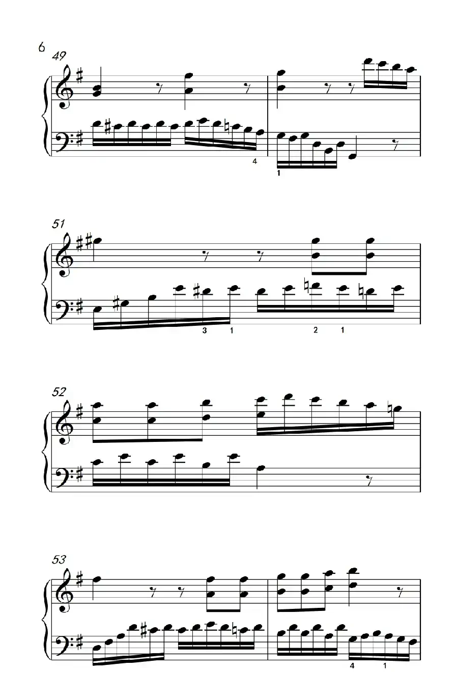 第七级2.G大调变奏曲 贝多芬(中央音乐学院 钢琴(业余)考级教程 7-9级)