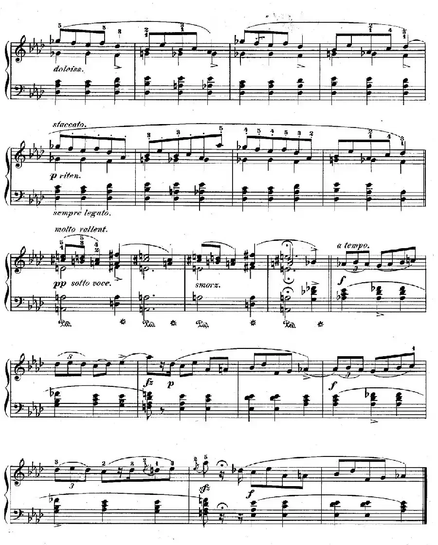 Mazurkas Op.7（5首玛祖卡舞曲·4）