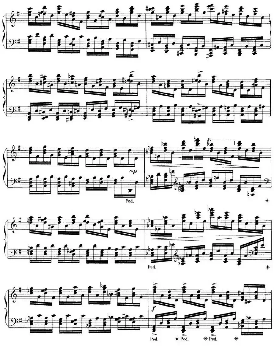 15 Etudes de Virtuosité Op.72 No.3 (十五首钢琴练习曲之三)