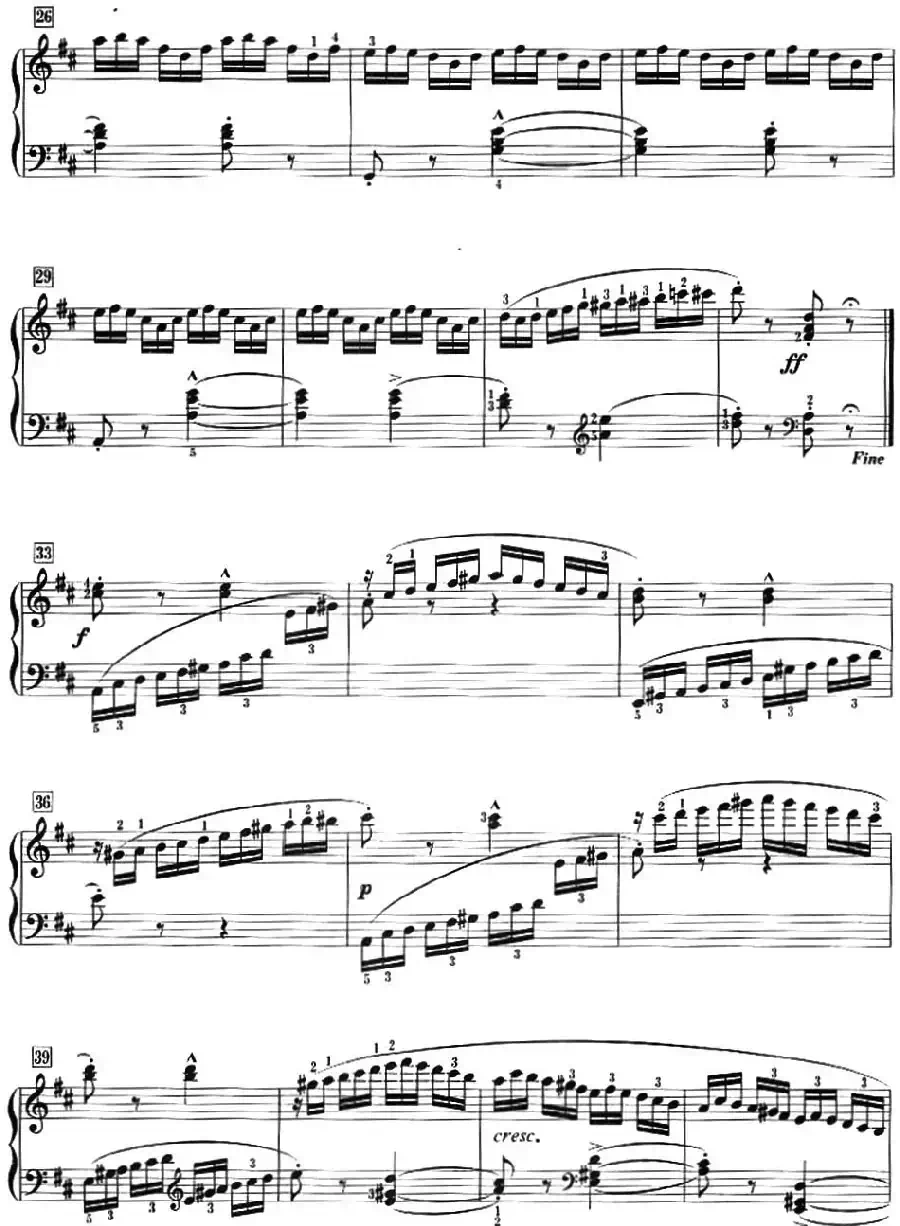 50首莱蒙钢琴练习曲 作品37(NO.48)