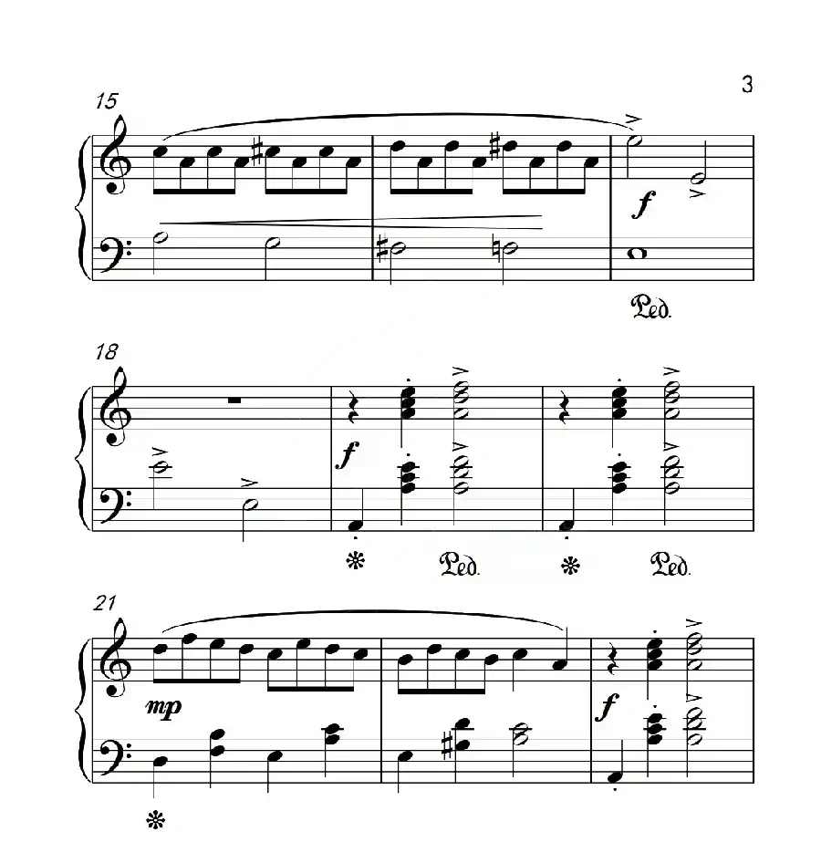 第二级 惊险的航行（中国音乐学院钢琴考级作品1~6级）
