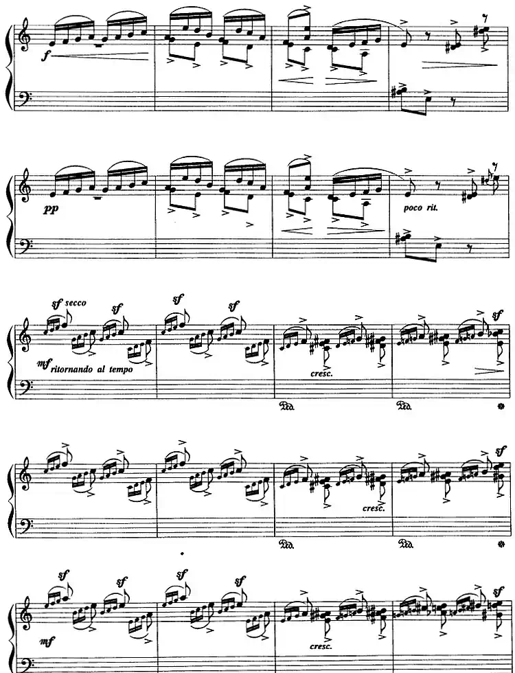 现代钢琴曲：20、小品