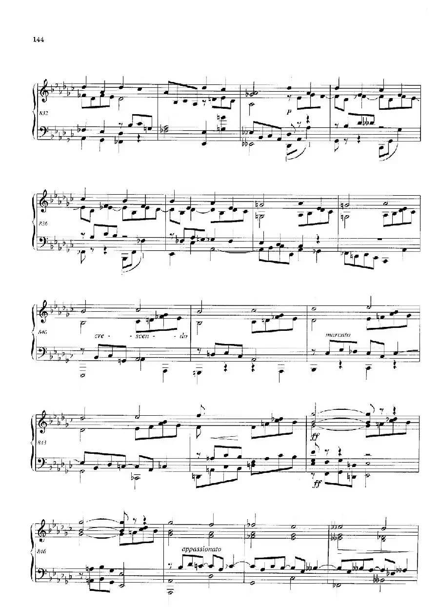 Variations and Fuge in e-flat Minor Op.23（降e小调主题变奏与赋格）