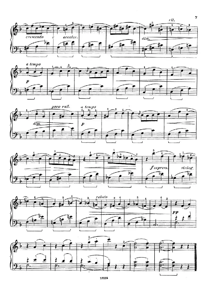 Six Humorous Bagatelles Op.11（6首幽默小品·3）