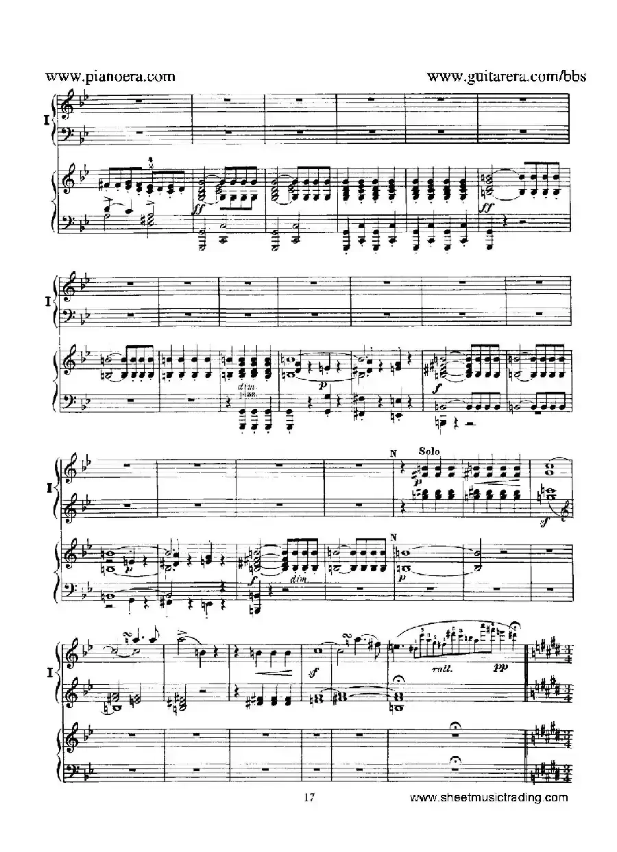 Piano Concerto No.1 in g Minor Op.25（g小调第一钢琴协奏曲·双钢琴）