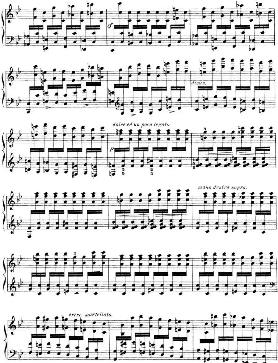 50首车尔尼Op.740钢琴手指灵巧技术练习曲（NO.38）