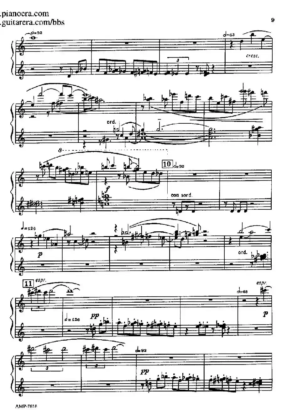 Piano Sonata（钢琴奏鸣曲· 第一乐章）