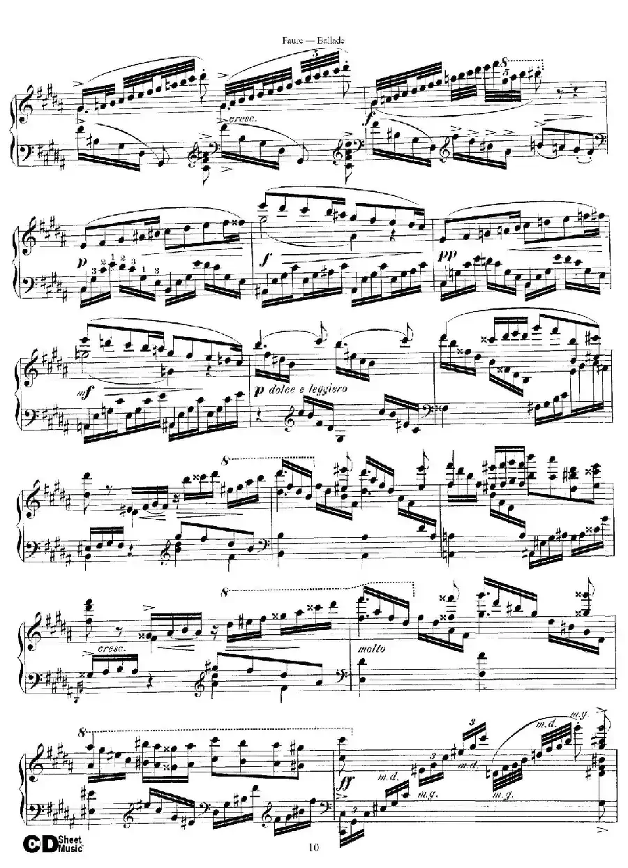 Ballade Op.19（叙事曲）