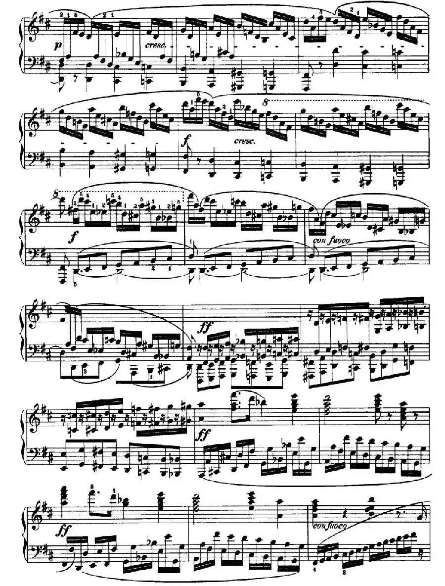 Capriccio Brillante in B Major Op.22（B大调华丽随想曲·钢琴独奏）