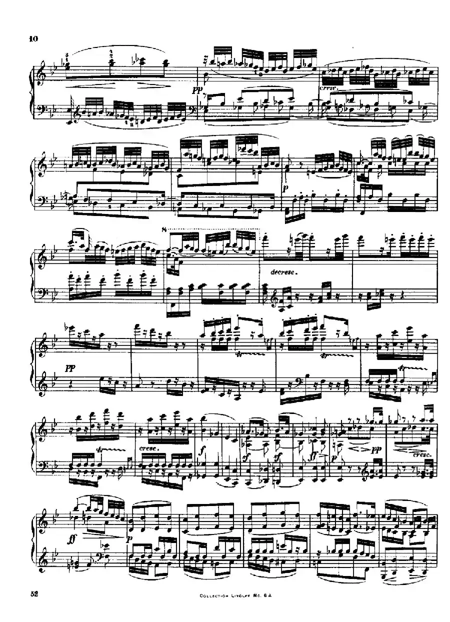String Quartet No.3 in D Major Op.18-3（D大调第三弦乐四重奏·钢琴独奏版）
