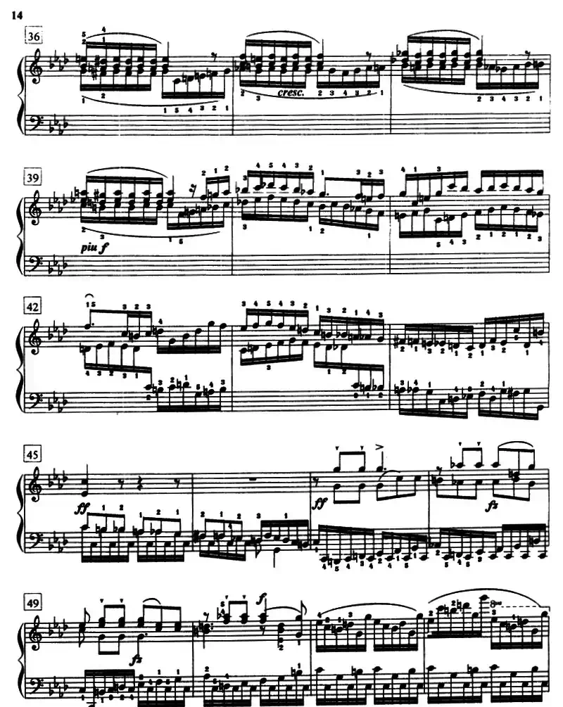 克莱门蒂练习曲（《名手之道》No.21）