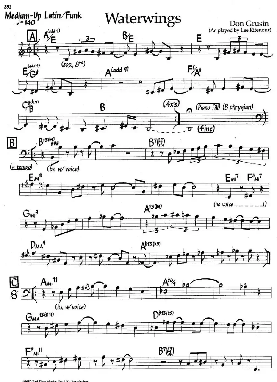 WaterWings（爵士钢琴曲）