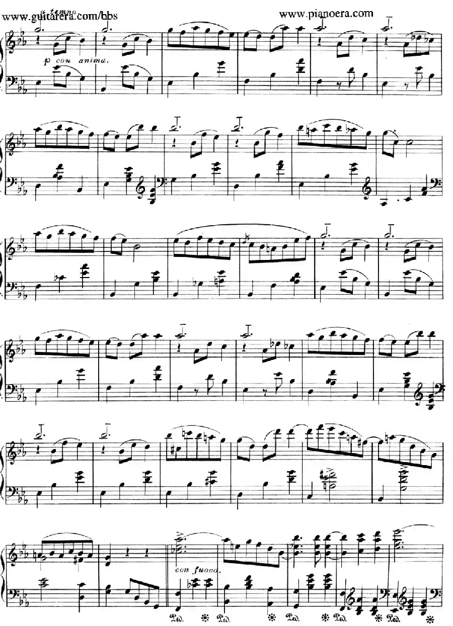 Valse Brillante in A Flat Major（降A大调华丽圆舞曲）