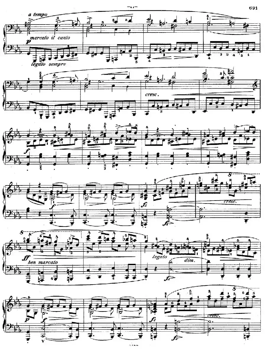 Piano Sonata No.1 in c Minor Op.4 （c小调第一钢琴奏鸣曲）