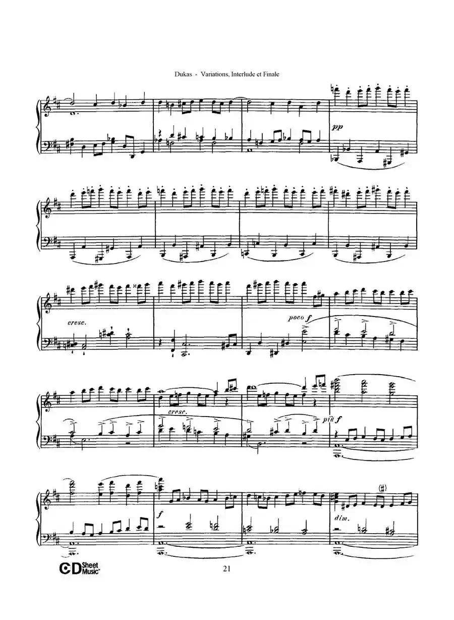 Variations, Interlude & Finale on theme de Rameau（拉摩主题变奏曲、间奏曲和终曲·第二部分）