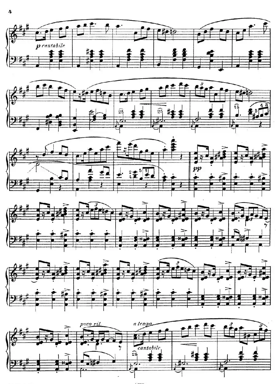 4首波兰民族舞曲 Op.55（Ⅰ）