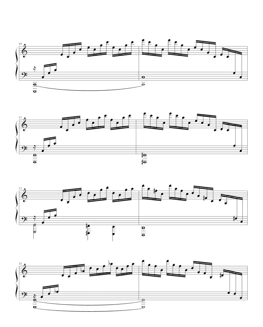 练习曲 Op.10 No.1（ 逃亡圣咏曲）