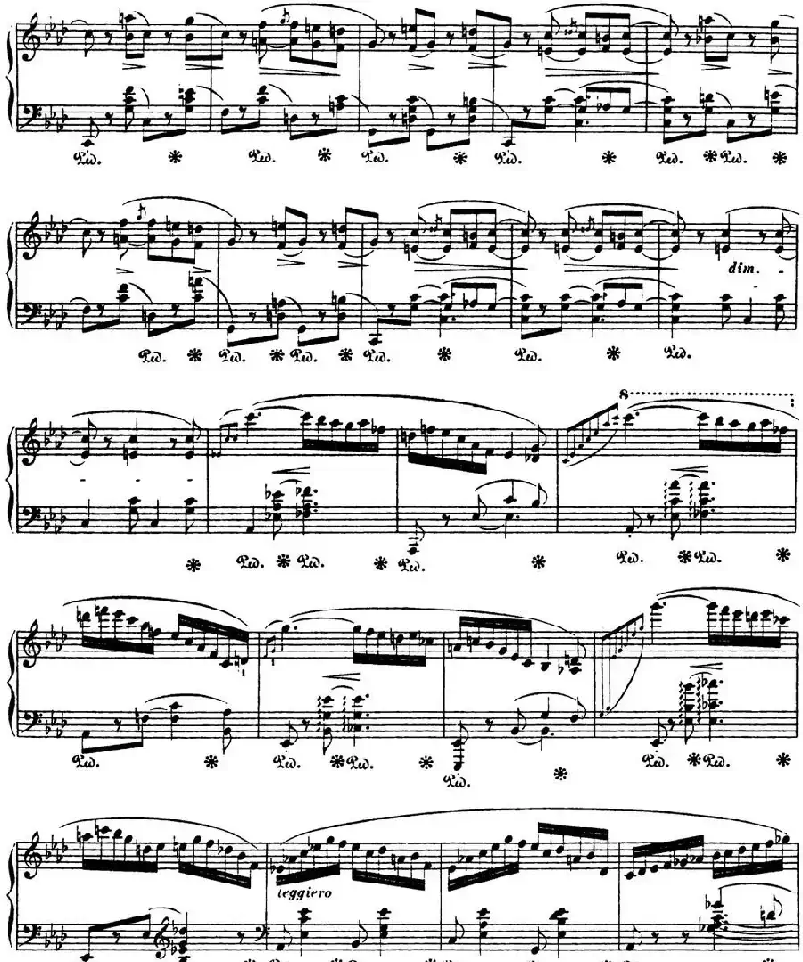 肖邦 叙事曲3 降A大调 Chopin Ballade No.3 Op.47