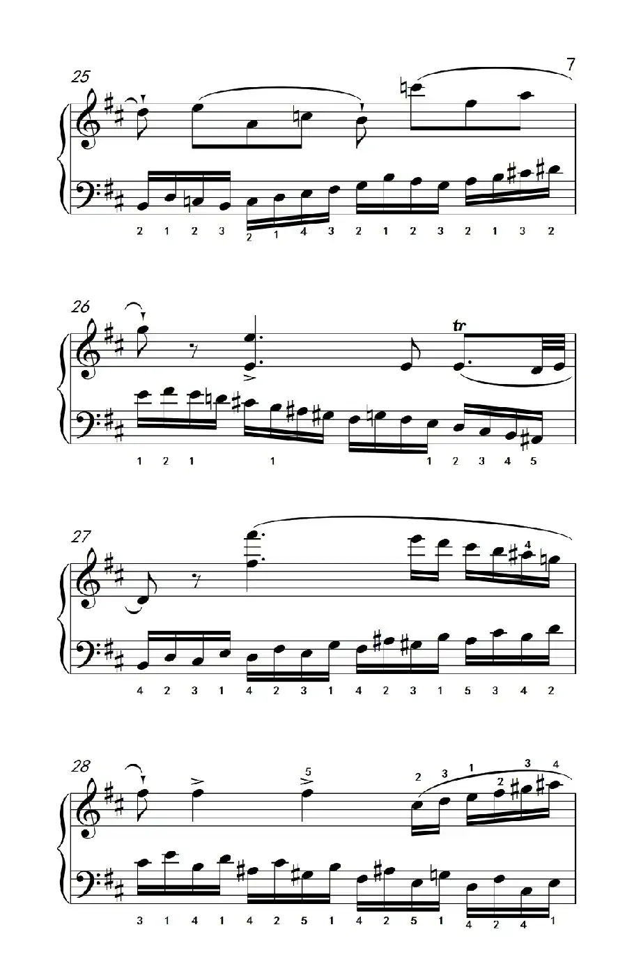 第八级2.练习曲 No.6 （中央音乐学院 钢琴（业余）考级教程 7-9级）