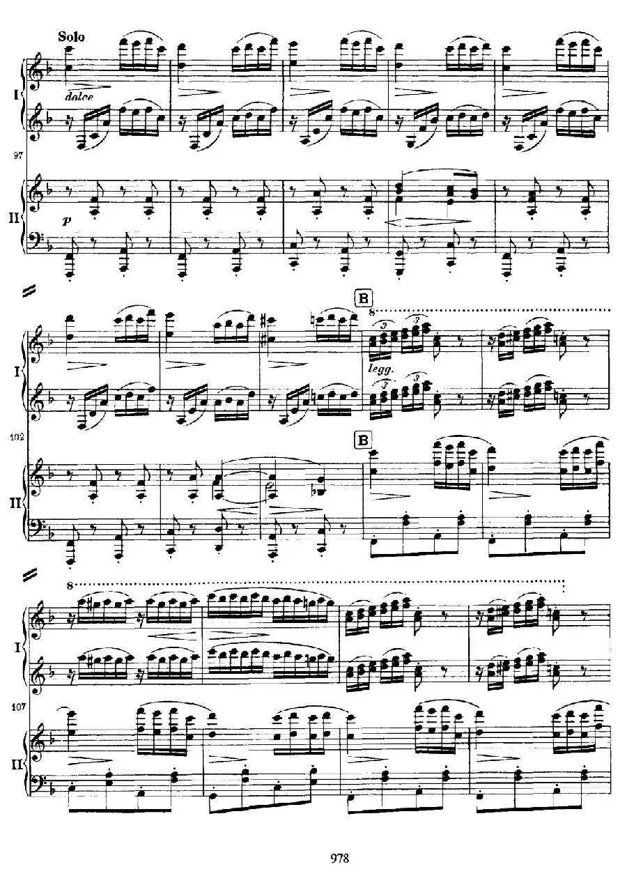 降B大调第二钢琴协奏曲（P71——80）