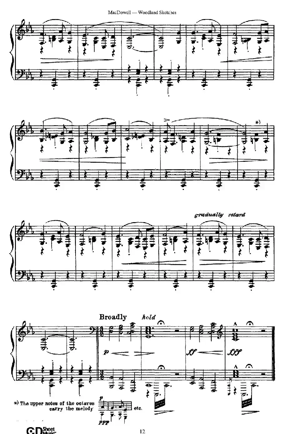 Woodland Sketches Op.51（森林素描·5）