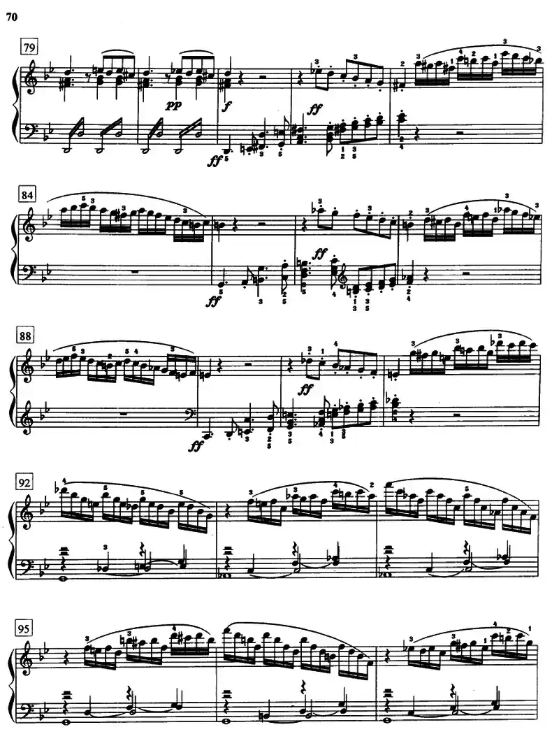 bB大调奏鸣曲Op.22（第一乐章）