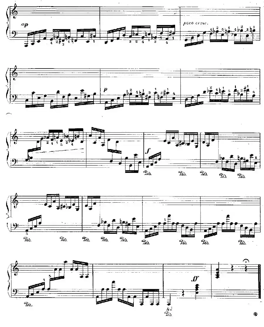 12 Etudes For The Left Hand Op.92 No.2（12首为左手而作的钢琴练习曲）