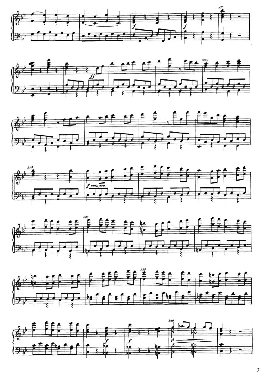 降B大调钢琴奏鸣曲 （Piano Sonata in B-flat Major Op.1）