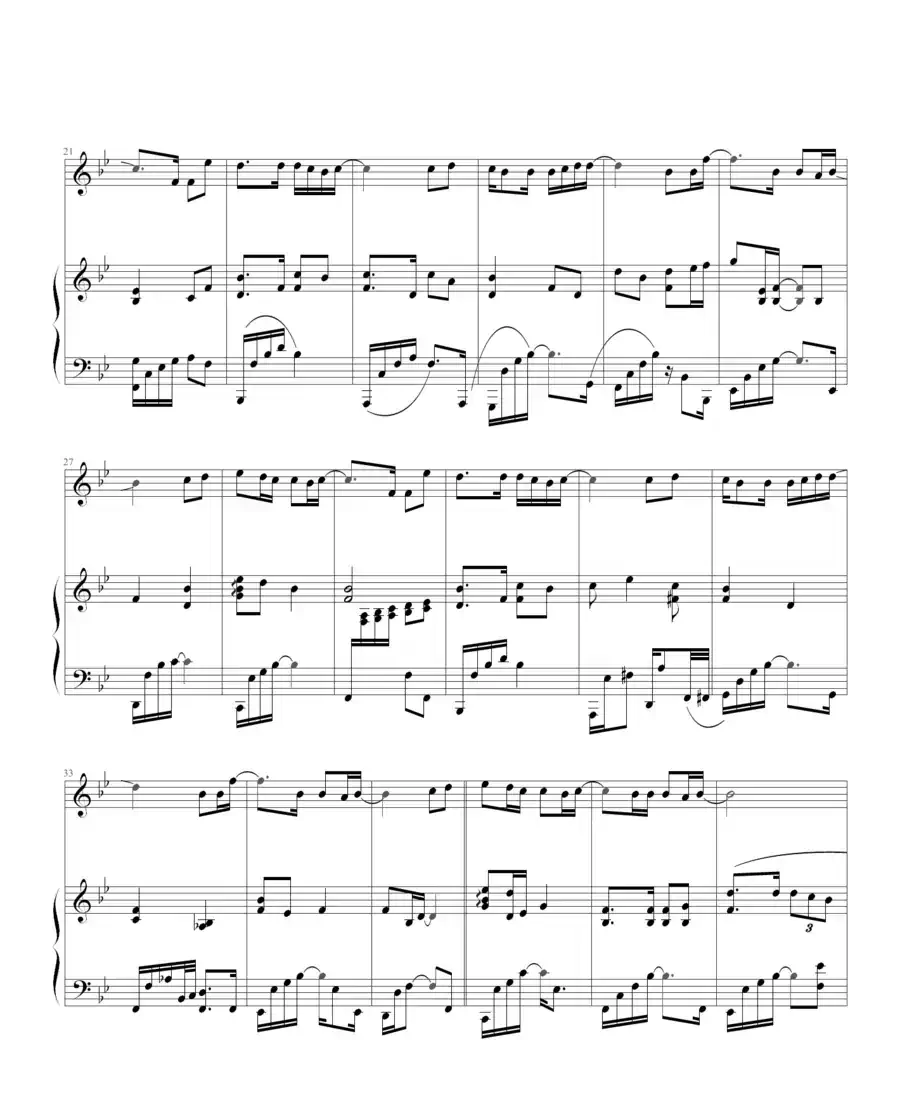 约定（钢琴伴奏谱）