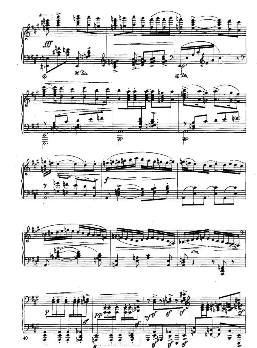 Six Préludes Exotiques Op·17（6首特色前奏曲·3）