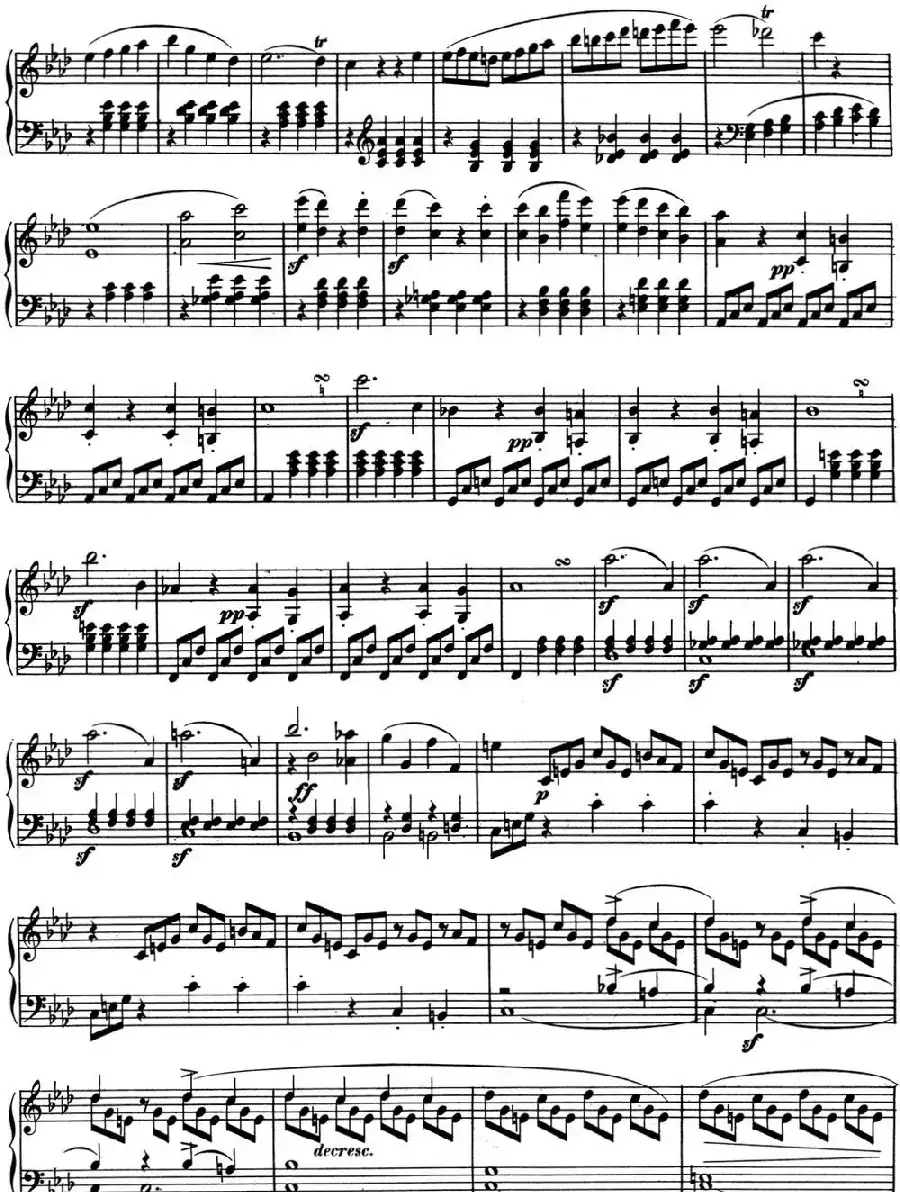 贝多芬钢琴奏鸣曲01 f小调 Op.2 No.1 F minor