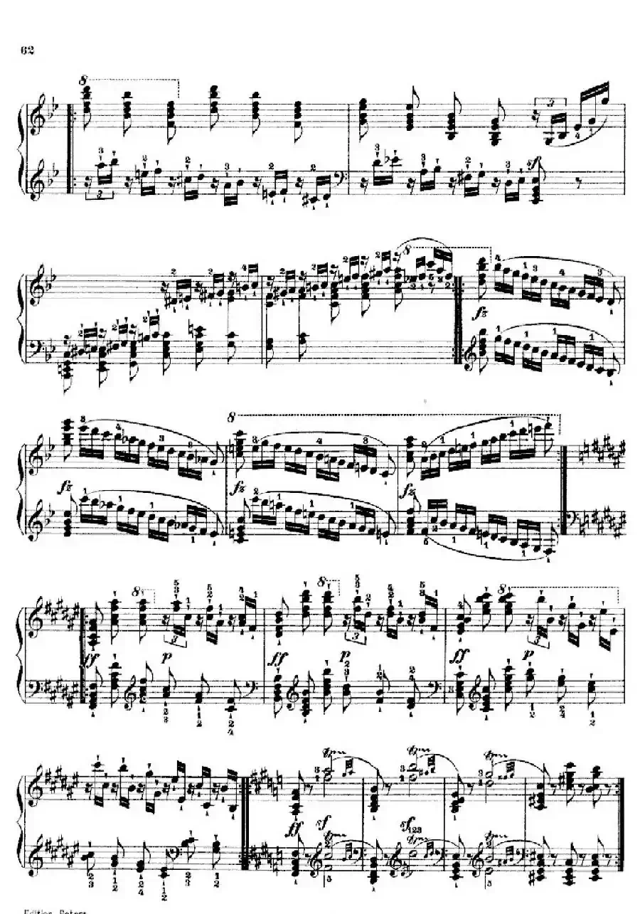 School of the Virtuoso Op.365（60首钢琴高级练习曲·25）