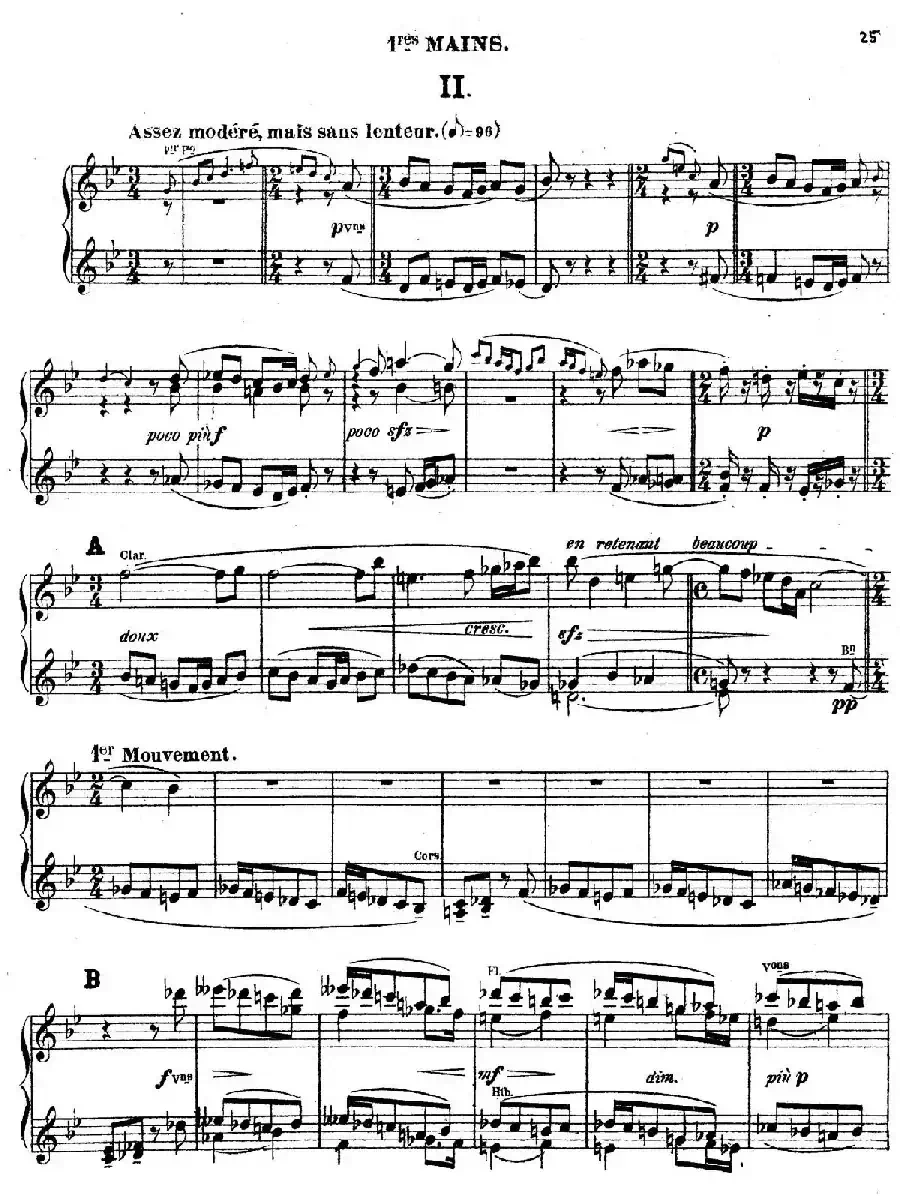 Symphony on a French Mountain Air Op.25（法国山歌交响曲·双钢琴·Ⅱ）