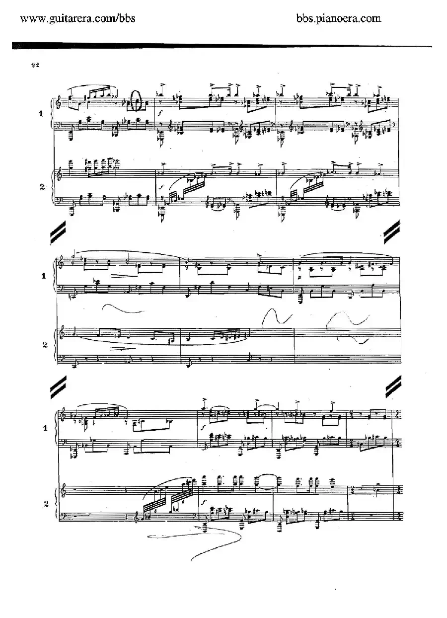 Concerto for 2 Pianos in d Minor（d小调双钢琴协奏曲·总谱）
