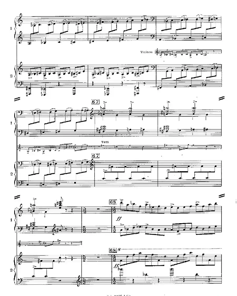 Concerto for 2 Pianos in d Minor（d小调双钢琴协奏曲· 第三乐章）