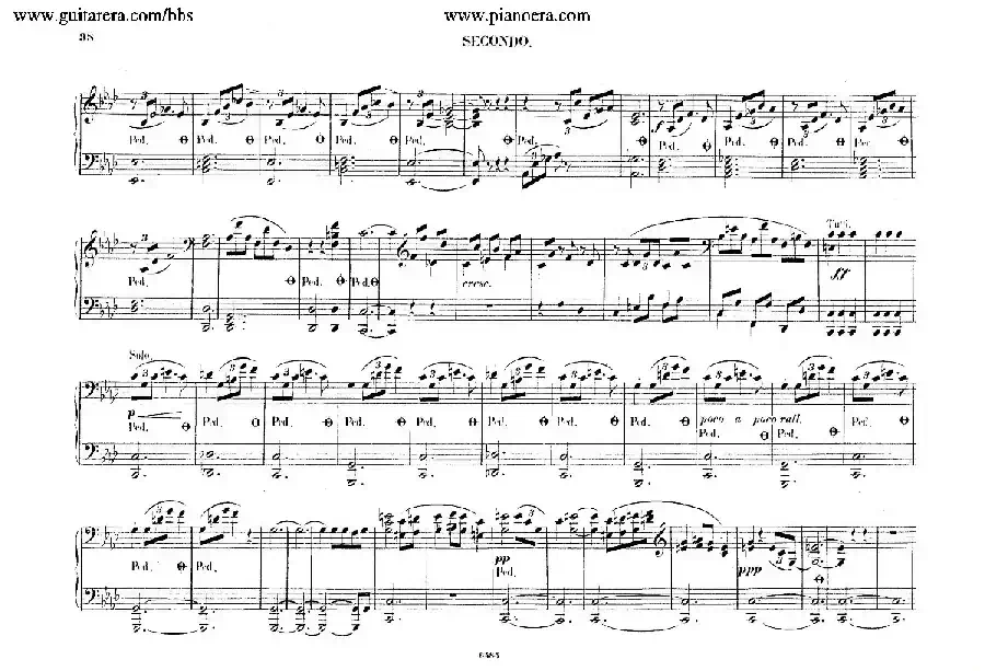 Piano Concerto No.2 in f Minor Op.21（f小调第二钢琴协奏曲·四手联弹版）