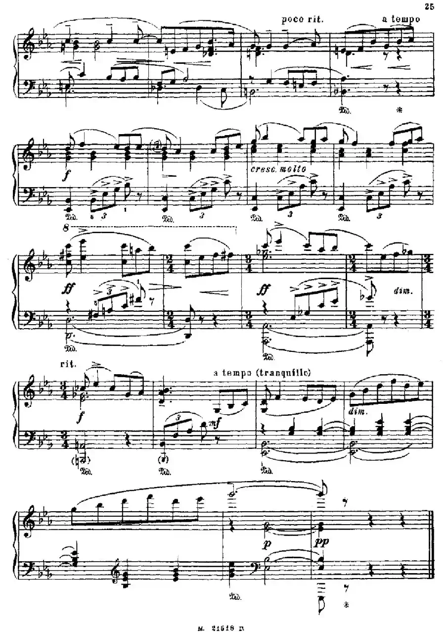 The Red Poppy Op.70（芭蕾舞剧《红罂粟》钢琴独奏版·6）